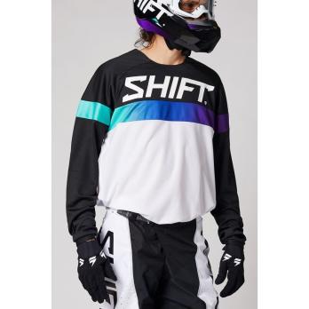 Мотоджерси Shift White Label Ultra Jersey (White/Ultraviolet, M, 2021 (26449-476-M))