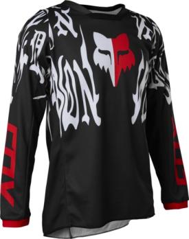 Мотоджерси подростковая Fox 180 Peril Youth Jersey (Black/Red, YM, 2022 (28640-017-YM))