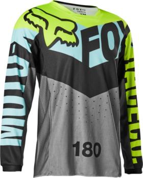 Мотоджерси подростковая Fox 180 Trice Youth Jersey (Teal, YXL, 2022 (26734-176-YXL))