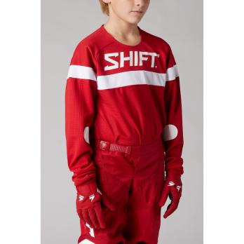 Мотоджерси подростковая Shift White Label Haut Youth Jersey (Red, YXL, 2021 (26698-003-YXL))