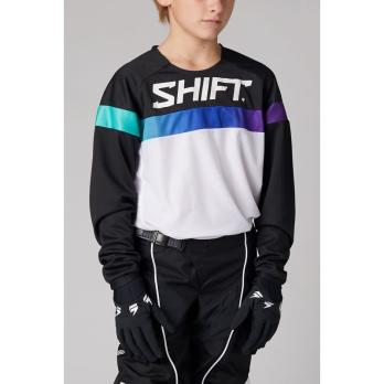Мотоджерси подростковая Shift White Label Ultra Youth Jersey (White/Ultraviolet, YS, 2021 (26385-476