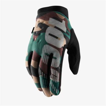 Мотоперчатки 100% Brisker Glove (Camo/Black, S, 2021 (10016-061-10))