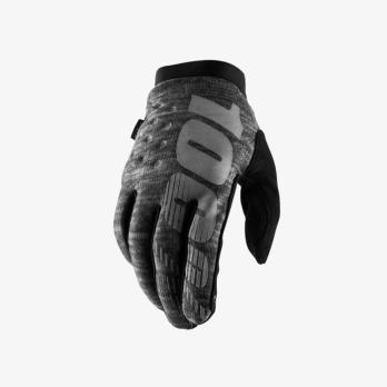 Мотоперчатки 100% Brisker Glove (Grey, M, 2021 (10016-007-11))