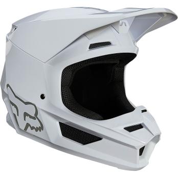 Мотошлем Fox V1 Plaic Helmet (White, M, 2022 (26575-008-M))