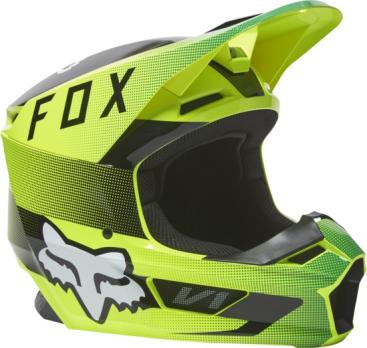 Мотошлем Fox V1 Ridl Helmet (Flow Yellow, XL, 2022 (28354-130-XL))