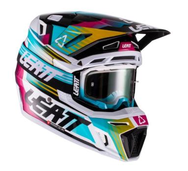 Мотошлем Leatt Moto 8.5 Helmet Kit (Aqua, XL, 2022 (1022010114))