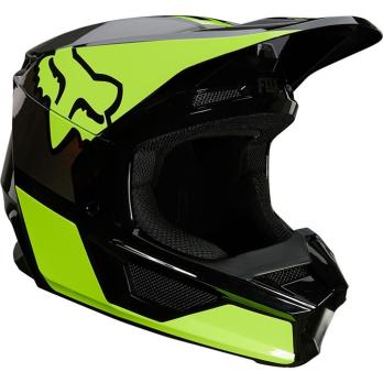 Мотошлем подростковый Fox V1 Revn Youth Helmet (Flow Yellow, YS, 2021 (25876-130-YS))