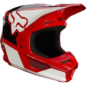 Мотошлем подростковый Fox V1 Revn Youth Helmet (Flame Red, YM, 2021 (25876-122-YM))