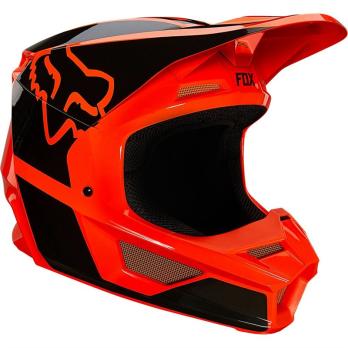 Мотошлем подростковый Fox V1 Revn Youth Helmet (Flow Orange, YM, 2021 (25876-824-YM))