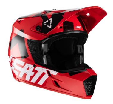 Мотошлем подростковый Leatt Moto 3.5 Junior Helmet (Red, L, 2022 (1022010231))