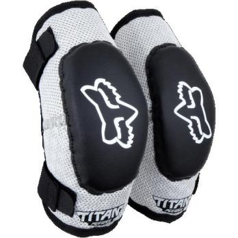 Налокотники подростковые Fox Titan Elbow Youth Guard (Black/Silver, OS, 2022 (08039-464-OS))