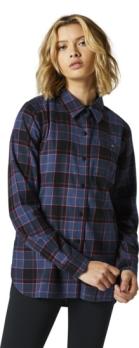 Рубашка женская Fox Pines Flannel (Dark Indigo, S, 2021 (25703-203-S))