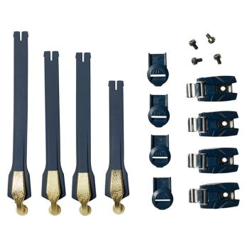 Стрепы к мотоботам Fox Comp Strap/Pass/Buckle Kit (Navy, OS, 2022 (25430-007-OS))