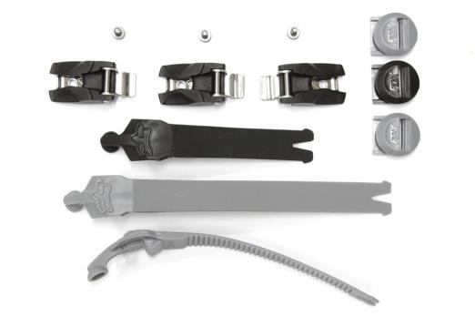 Стрепы к мотоботам Fox Comp-X Strap/Pass/Buckle Kit  (Grey, OS, 2020 (25431-006-OS))