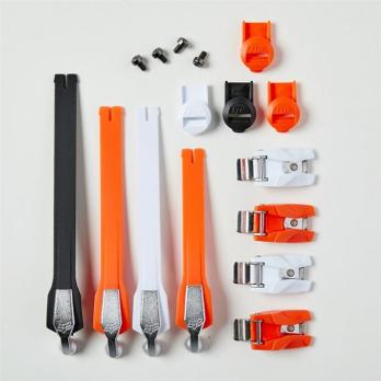 Стрепы к мотоботам Fox Instinct Strap Kit (Black/White/Orange, OS, 2022 (20365-135-OS))