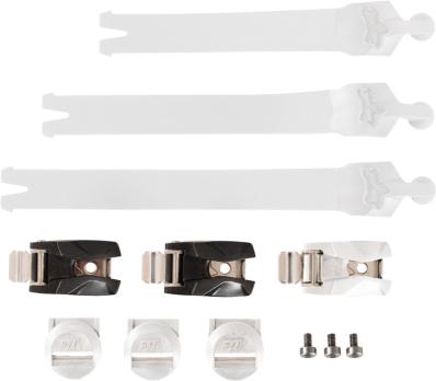 Стрепы к мотоботам с застежками Fox Comp Strap Kit/Buckle/Pass (White, OS, 2022 (27350-008-OS))