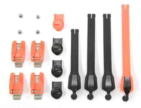 Стрепы к мотоботам с застежками Fox Instinct Strap/Buckle/Pass Kit (Teal, OS, 2022 (20365-176-OS))