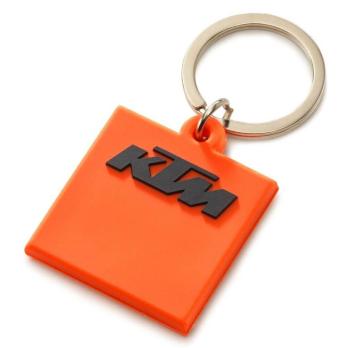 LOGO RUBBER KEYHOLDER ORANGE 3PW210066800