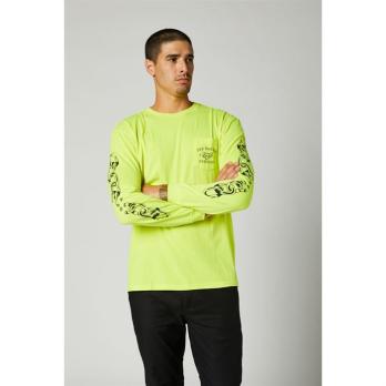 Футболка Fox La Neta LS Pocket Tee (Flow Yellow, M, 2021 (26903-130-M))