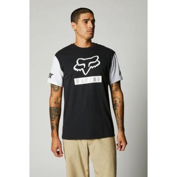 Футболка Fox Paddox Contrast Sleeves SS Tee (Black, S, 2021 (26993-001-S))