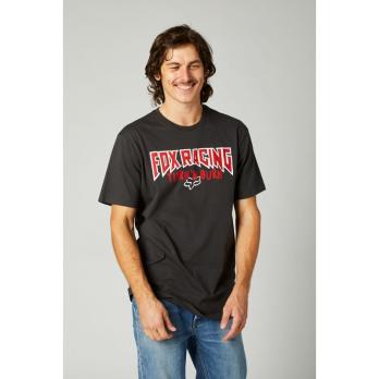 Футболка Fox Roadie SS Premium Tee (Black Vintage, XXL, 2021 (26980-587-2X))