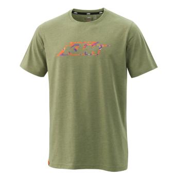 CAMO TEE GREEN MELANGE L 3PW240028204