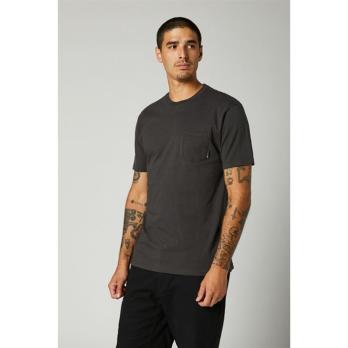 Футболка Fox Top Coat SS Premium Pocket Tee (Black Vintage, L, 2021 (26979-587-L))