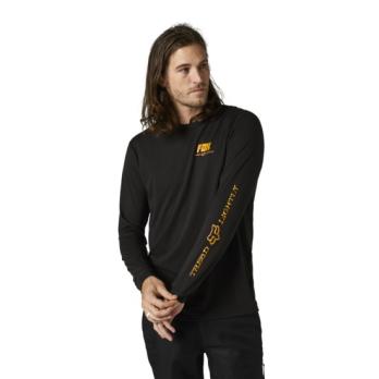 Футболка Fox Tread Lightly LS Tech Tee (Black, XXL, 2021 (28333-001-2X))