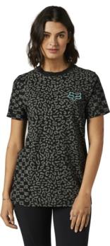 Футболка женская Fox Cheetah Check SS Tee (Black, S, 2021 (28231-001-S))