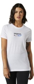 Футболка женская Fox Honda SS Tee (White, XS, 2021 (28713-008-XS))