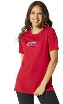 Футболка женская Fox Honda SS Tee (Flow Red, XS, 2021 (28713-110-XS))