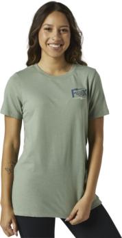 Футболка женская Fox Pushin Dirt SS Tee (Sage, M, 2021 (28251-221-M))