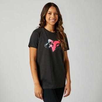 Футболка женская Fox Pyre Basic SS Tee (Black Vintage, XS, 2021 (27672-587-XS))