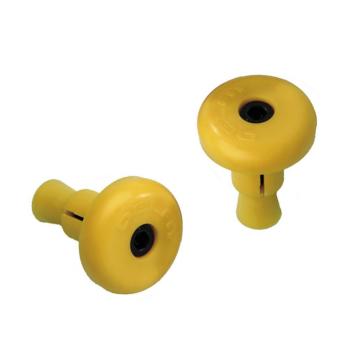 Заглушки на руль (barend) пластиковые желтые