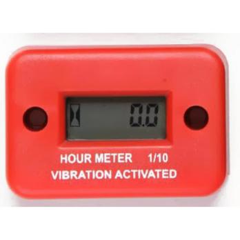 Счетчик моточасов красный беспроводной (от вибрации)