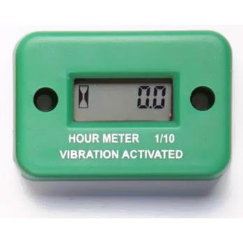 Счетчик моточасов зелёный беспроводной (от вибрации)