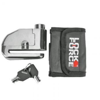 Противоугонный замок на тормозной диск с сигнализацией хром