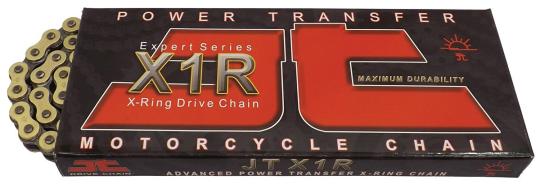 Цепь JTC 520X1R G&B золотая X-ring 118