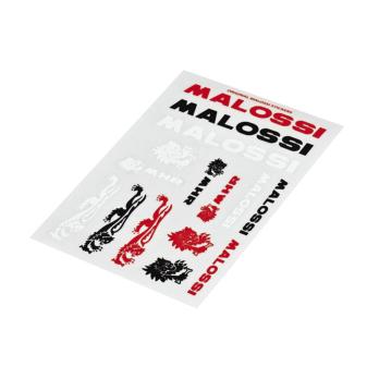 Наклейки Черно-бело-красный