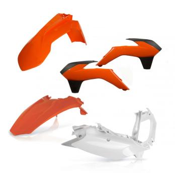 Комплект пластика Acerbis KTM SX/SX-F 13-14   Replica 2013 Оранжево-белый