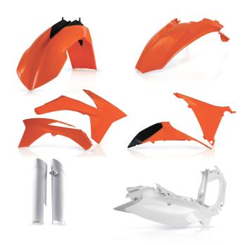 Комплект пластика на KTM EXC/EXC-F 12-13 Цвет Replica 2012 оранжевый / белый