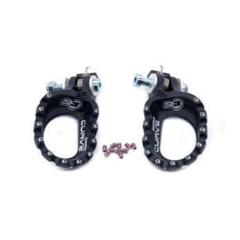 Подножки комплект HardRock Curve Trial черные