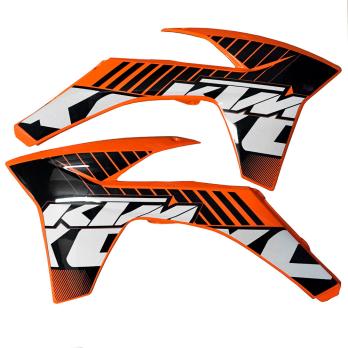 Пластик передний щитки бензобака KTM EXC 2012