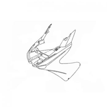 Передняя часть пластика с боковыми щитками Yamaha Aerox 50 4T 2018 оригинал