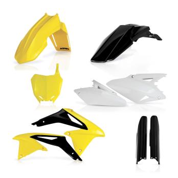 Комплект пластика SUZUKI RM 450 Z 08-17 REPLICA 2013 PLASTIC  желто-черный-белый
