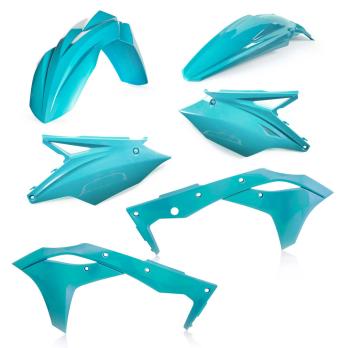 Комплект пластика KAWASAKI KX 250 F 18 бирюзовый