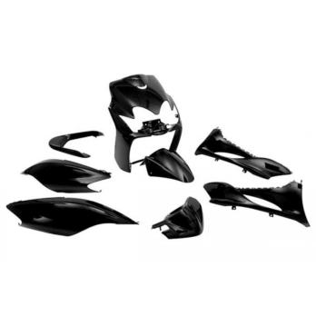 Комплект пластика MBK Mach G / Yamaha Jog R (RR) черный