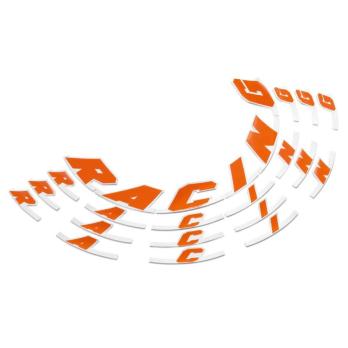 ORANGE RACING RIM STICKER KIT 6130999910004