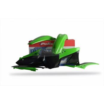 Комплект пластика зелёный / черный KX 250 F 2009-12