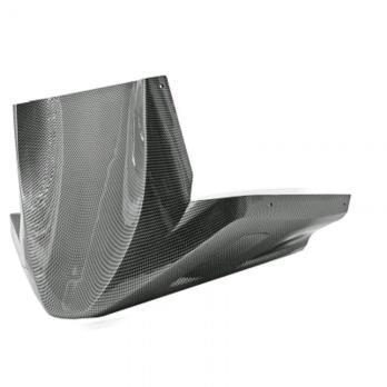 Элемент пластика накладка на поддон Yamaha Slider  карбон